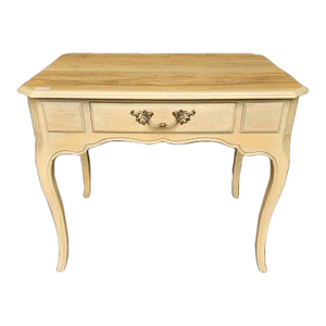 Mid 20th Century Drexel Furniture One Drawer Desk / Table French Provincial Style