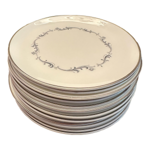 Vintage 1957-1979 Royal Doulton Coronet H4947 Bread & Butter Plates- Set of 12
