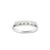 Ladies Antique Art Deco Platinum 0.66ct Old European Cut Diamond Band Ring, Size 5.25 For Sale In Houston - Image 6 of 8