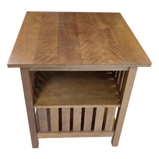 Stickley Mission Cherry Wood Book Table For Sale