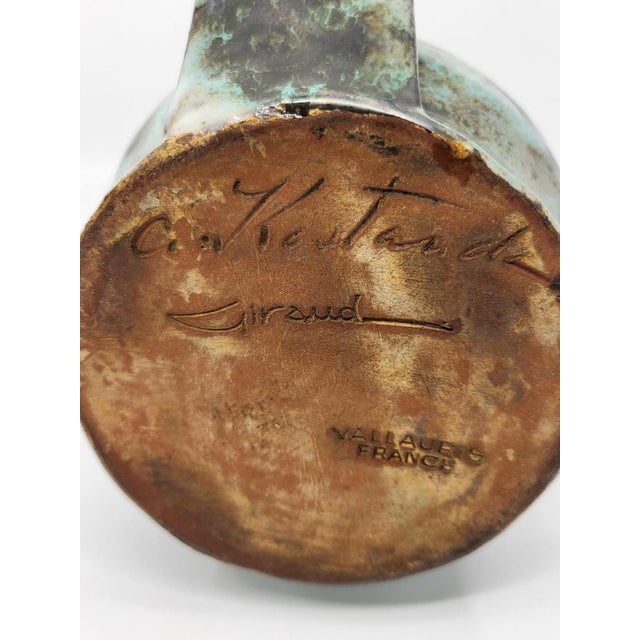 French Sandstone Jug by Alexandre Kostanda, 1940 For Sale - Image 14 of 18