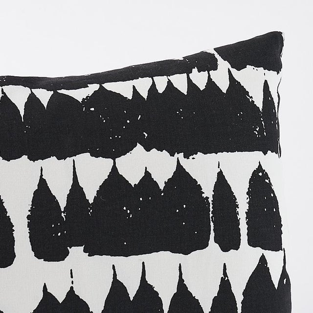 Schumacher Schumacher Queen of Spain 20" Lumabr Pillow in Black For Sale - Image 4 of 5