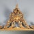 Early 20th Century Carved and Gilded Wood Mirror For Sale - Image 4 of 14