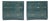 Pair of Robsjohn-Gibbings for Widdicomb Chests Newly Lacquered in Deep Green For Sale