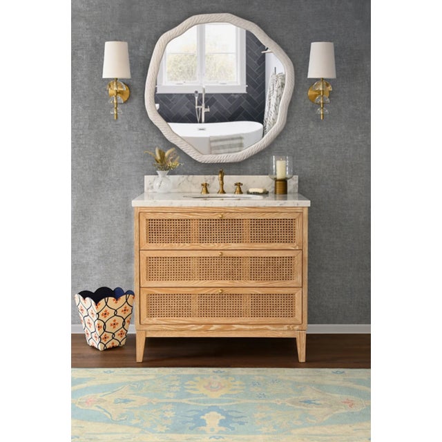 New special order item. Not vintage. The textured framed Cadence Mirror is distinctively organic in shape. This mirror...