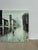 Rainy Cityscape Oil Painting Brutalist Impasto Figurative Street Scene For Sale In Tampa - Image 6 of 10