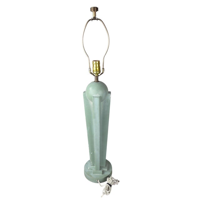 1950s Art Deco Style Lamp For Sale In Chicago - Image 6 of 9