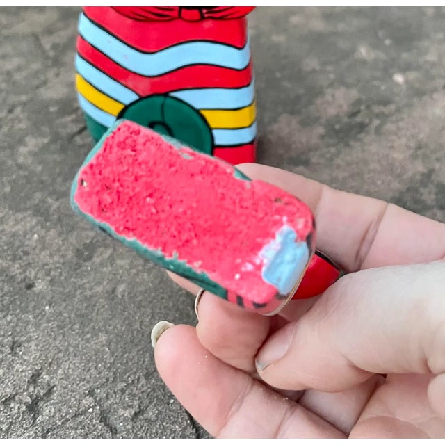 1990s Vintage Hand-Painted Wooden Folk Art Cats- Set of 3 For Sale - Image 5 of 10