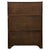 Brown Antique English Oak Glazed Display Cabinet, 1900s For Sale - Image 8 of 12