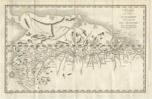 Antique Map of the Amazon River Maragnon, 1760s