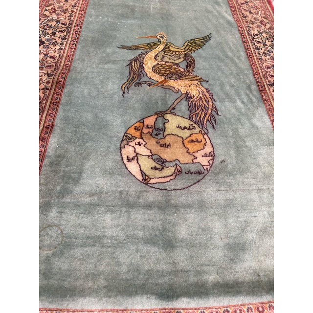 Mid-Century Kashan Dabir Rug from Bobyrugs, 1950s For Sale - Image 13 of 18