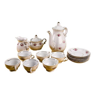 Vintage Coffee Service for 6 from EMS, Japan, Set of 15 For Sale