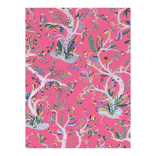 The House of Scalamandré Enchanted Meadow Fabric, Peony For Sale