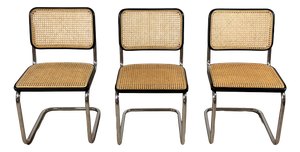 S32 V Cantilever Chair by Marcel Breuer for Thonet, Set of 3