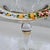 Antique Bohemian Hand-Painted Floral Glass Compote Tazza For Sale In Dallas - Image 6 of 8