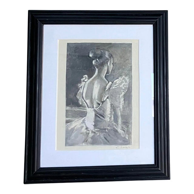 Contemporary Original Stephen Heigh Drawing/ Painting Dancing Figure For Sale