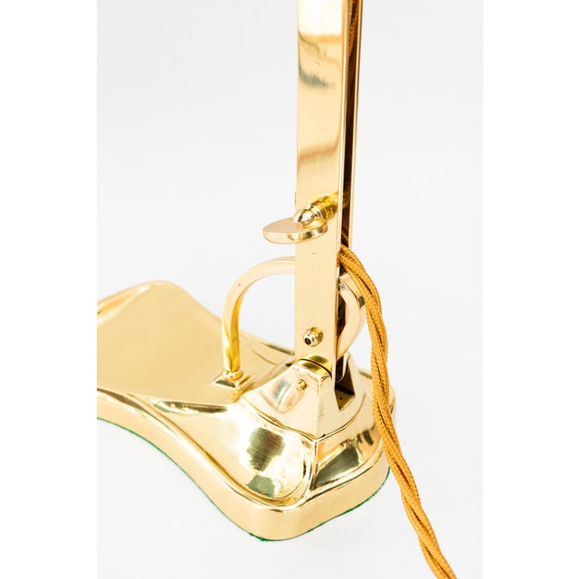 Vintage Art Deco Banker Table Lamp with Glass Shade, 1920s For Sale - Image 18 of 18