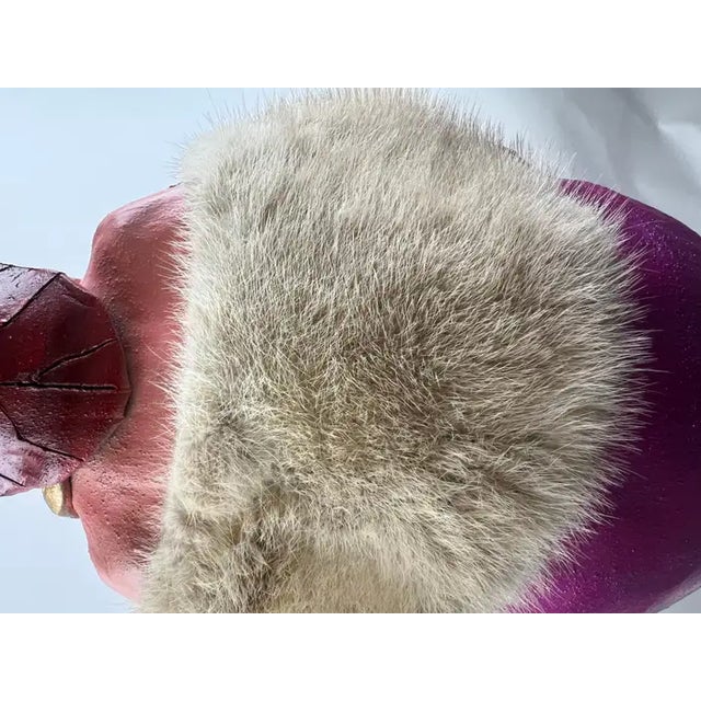 Whimsical Life-Size Metal Sculpture of Stylish Lady With Dog, 5 Ft Tall , Signed 1980's For Sale - Image 16 of 18