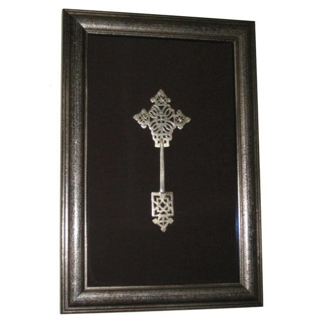 Set of 6 - Ethiopian Silver Framed Coptic Crosses - Set of 6 For Sale