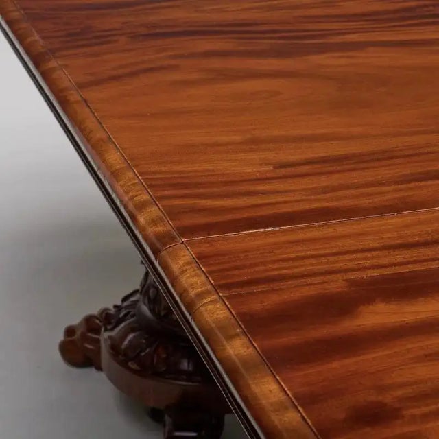 Fine English Mahogany Dining Table of the William IV Period For Sale - Image 4 of 8