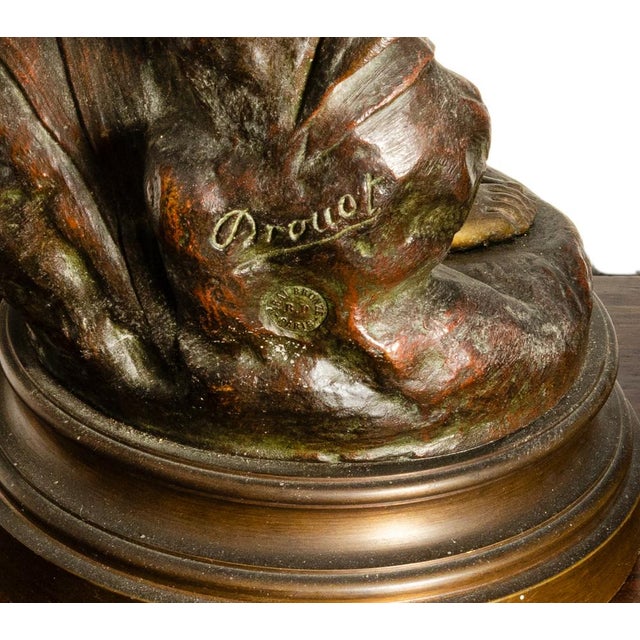 Edouard Drouot, Diana Sculpture, 19th Century, Bronze For Sale - Image 15 of 18