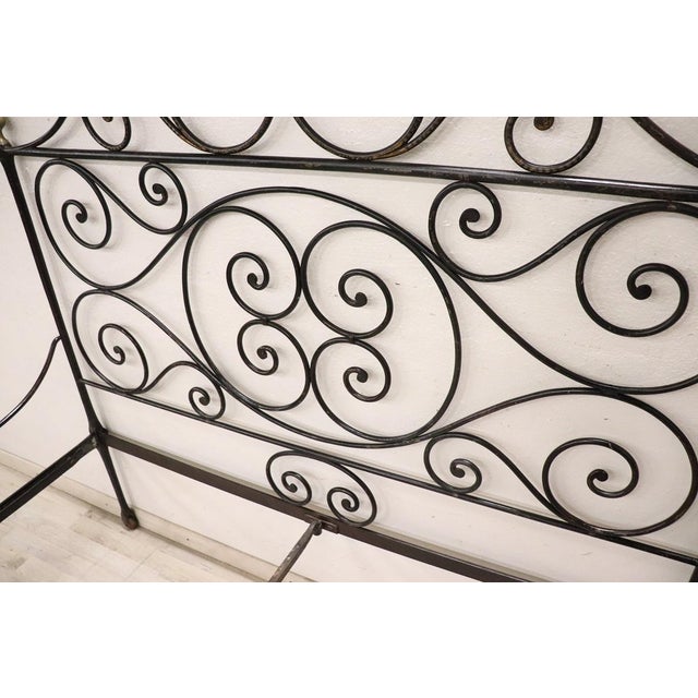 19th Century Iron Double Bed For Sale - Image 5 of 18
