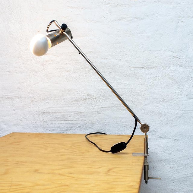 Black Model 255 Table Lamp by Tito Agnoli for Oluce For Sale - Image 8 of 17