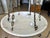 Large French Directoire Style Alabaster Chandelier Pendant Light For Sale - Image 16 of 17