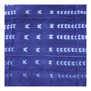 Early 20th Century Indigo Textile Dogon or Mossi 60.5x43 Inch For Sale