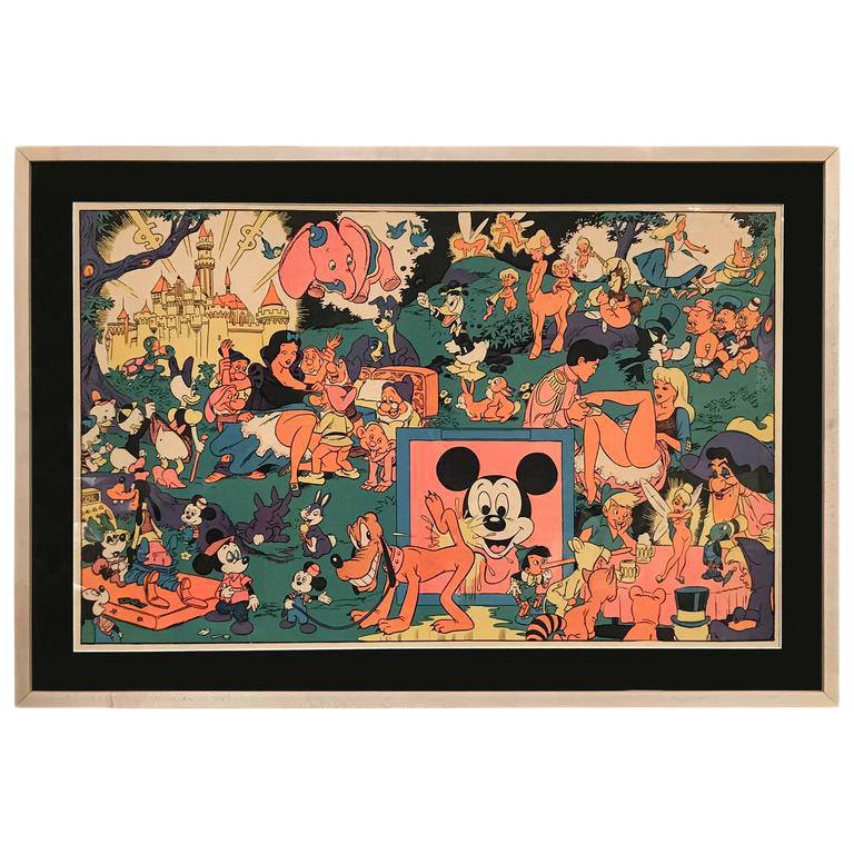 Original Disney Memorial Orgy Poster by Wally Wood | Chairish Original Disney Memorial Orgy Poster by Wally Wood | Chairish