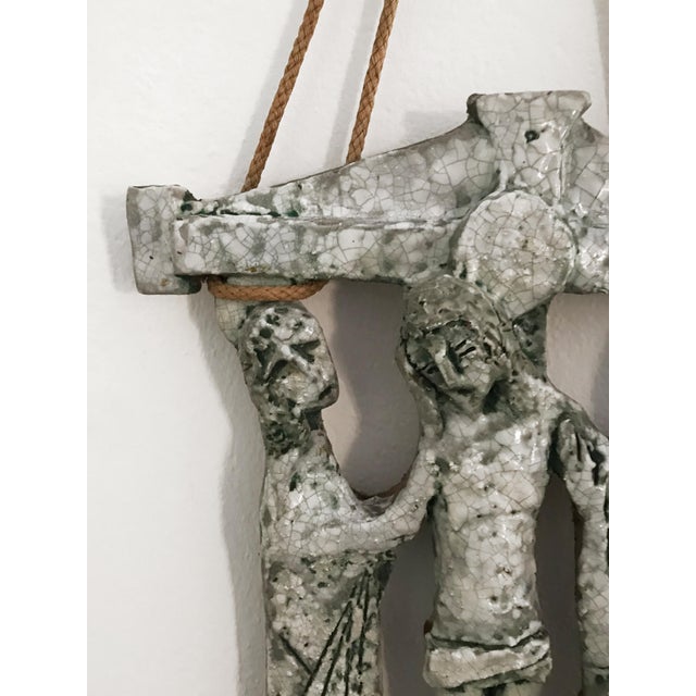 Ceramic Sculpture of Christ, 1950s For Sale - Image 4 of 7