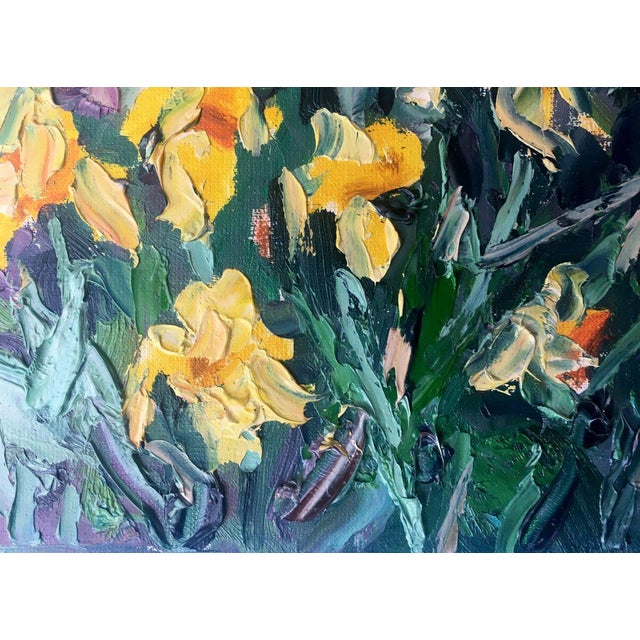 Oil Painting Irises Alexander Nikolaevich Cherednichenko For Sale - Image 9 of 14