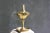 Large elegant brass desk oil lamp from France. Height: 12 inches (30 cm) Diameter of the bottom: 7 inches (17 cm) This...