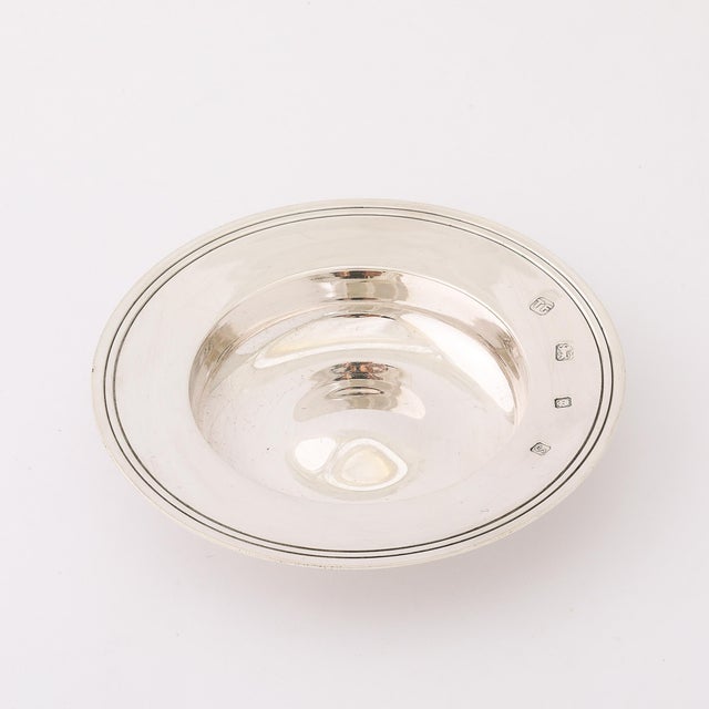 Art Deco Art Deco Sterling Silver Dish Signed and Hallmarked Theo Fennel For Sale - Image 3 of 10