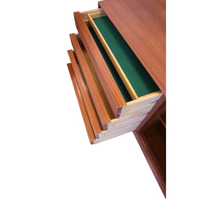 Wood Teak Model 18 Sideboard by Gunni Omann for Omann Jun Møbelfabrik, 1960s For Sale - Image 7 of 14