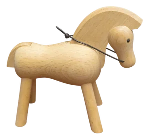 1930s Designed Kay Bojesen’s Oak Horse Danish Toy