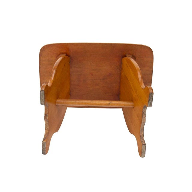 Whimsical Solid Maple Bench or Stool For Sale - Image 9 of 9