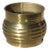 Round Solid Brass Plant Holder, Italy, 1970s For Sale