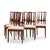 Mid-Century Modern Broyhill Brasilia Mid Century Walnut Dining Chairs - Set of 6 For Sale - Image 3 of 10