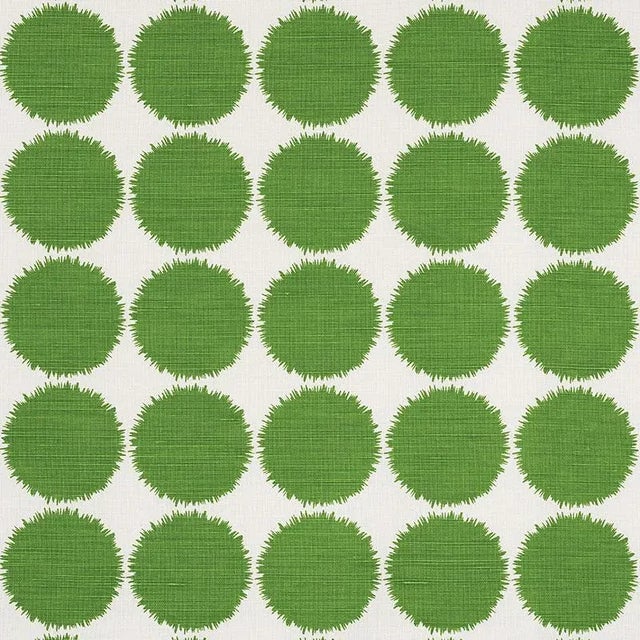 Abstract Schumacher X Studio Bon Fuzz Fabric in Green For Sale - Image 3 of 3