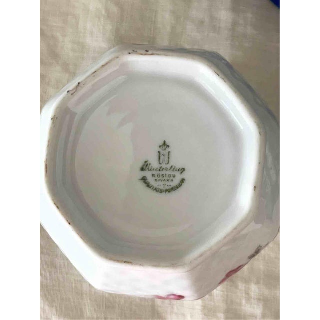 Vintage Winterling Röslau Bavaria Porcelain Coffee Trio with Floral Motifs, 1960s, Set of 3 For Sale - Image 10 of 12