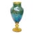 Antique Art Nouveau Favrile King Tut Pattern Glass Vase-Signed For Sale