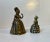 Antique 19th Century Victorian Brass Bells in Shape of Ladies, Set of 2 For Sale - Image 3 of 14
