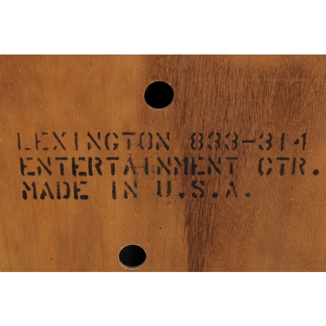 Lexington Bob Timberlake Solid Wood Tv Armoire Cabinet For Sale - Image 15 of 17