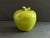 Contemporary Large Ceramic Green Apple Figurine Sculpture For Sale - Image 3 of 11