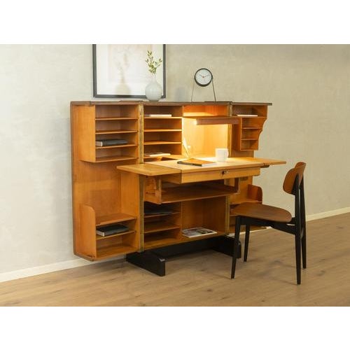 1950s bureau, "Hausbüro", Schreibmayr very good workmanshiphigh-quality materialssolid wood drawerMade in Germany,...