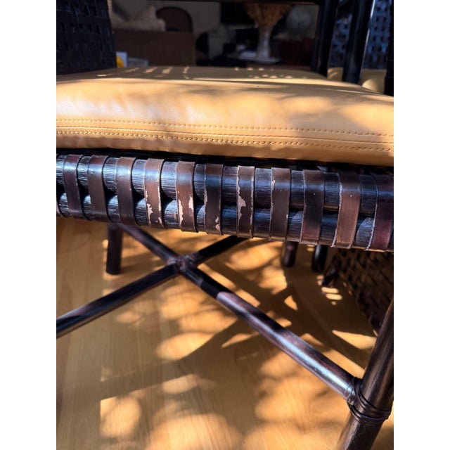 Vintage McGuire Rawhide Antalya Table & Chair Set For Sale - Image 9 of 16