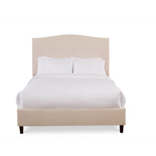 Hazel Full/Double Bedframe, Gelam Linen For Sale
