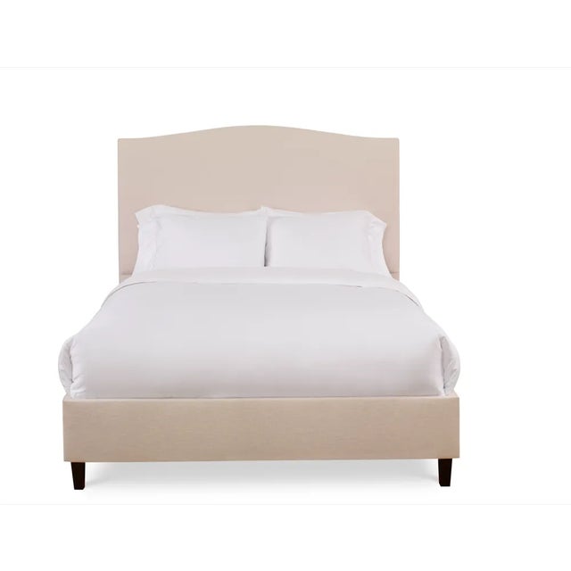 Hazel Full/Double Bedframe, Gelam Linen For Sale