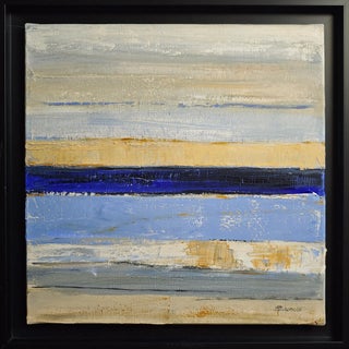 Melodies De L'ocean, Abstract Seaside, French, Contemporary, Minimalist, Framed by Sophie Dumont For Sale